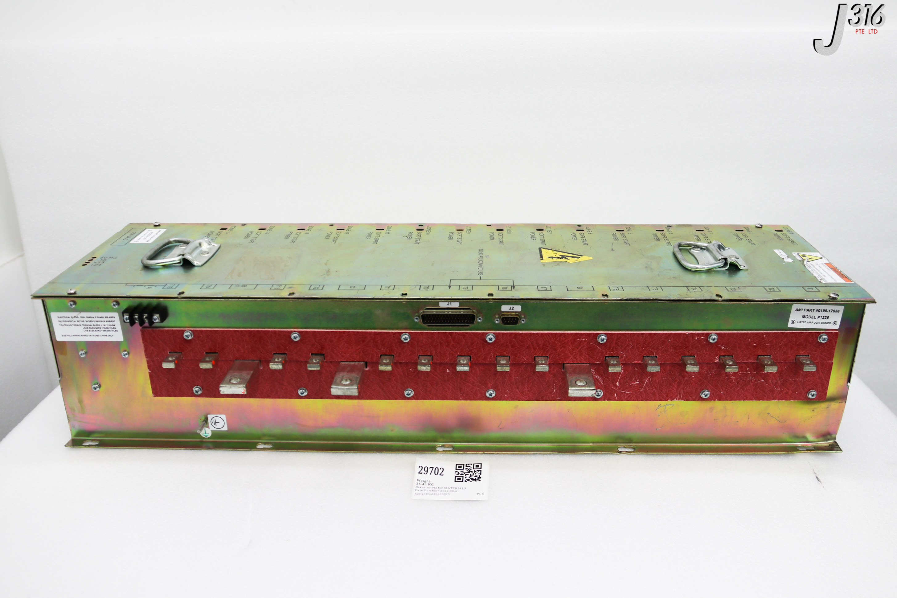 29702 APPLIED MATERIALS SCR LAMP DRIVER 15 ZONE RADIANCE, P1235